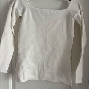 Elizabeth and James Cream Fitted Blouse